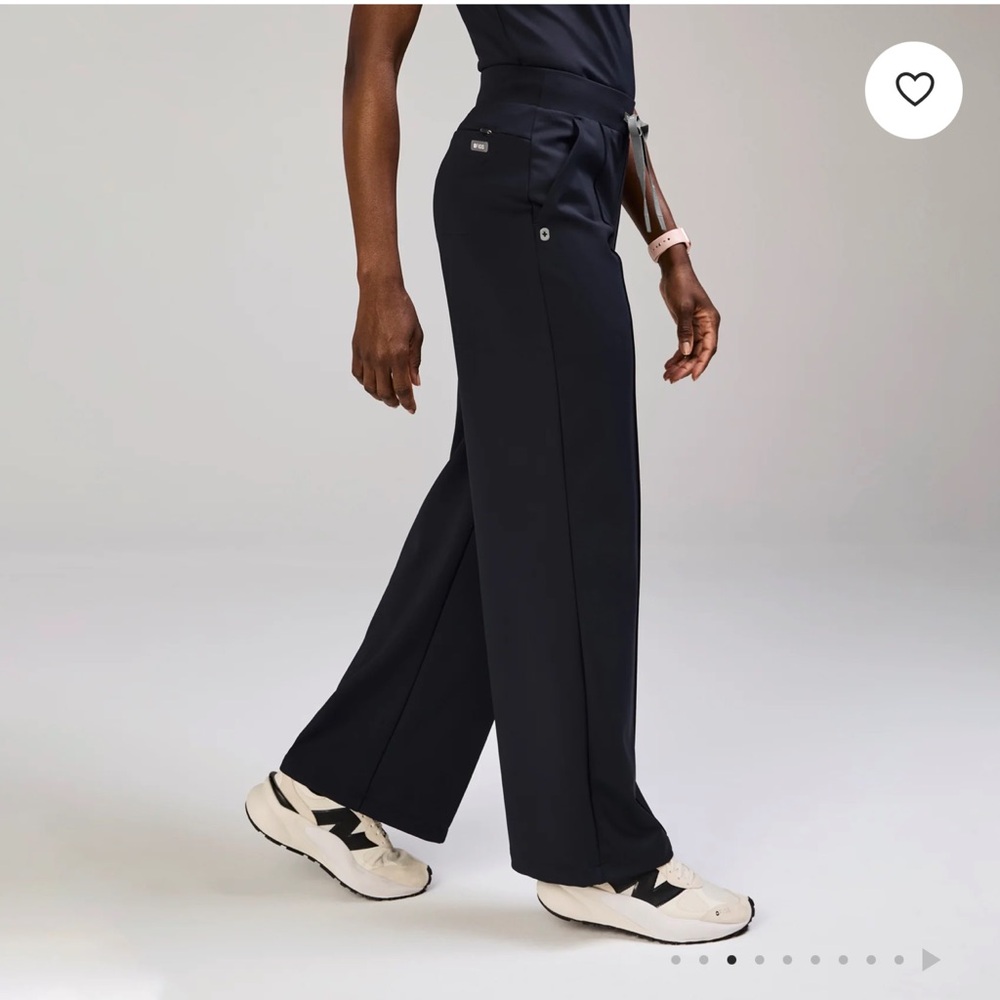 FIGS High Waisted Salina FORMx Wide Leg Scrub Pants - Picture 2 of 8